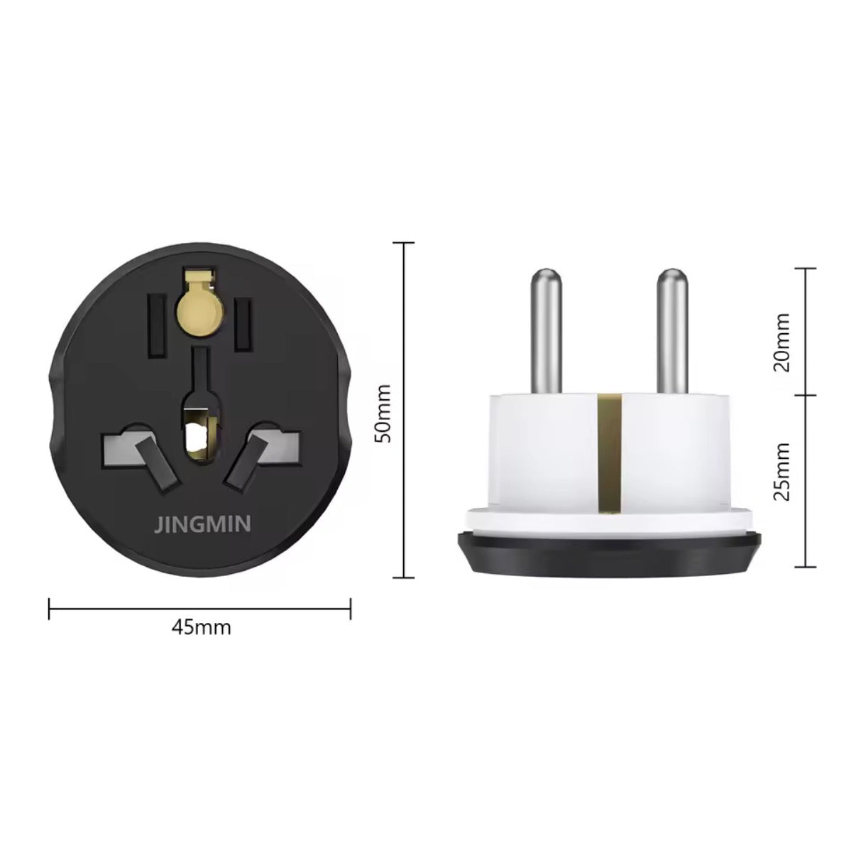 Adaptateur de Prise Universel Encastré