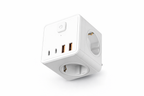 Rallonge multiprise 7 en 1 avec USB et USB-C