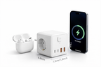 Rallonge multiprise 7 en 1 avec USB et USB-C