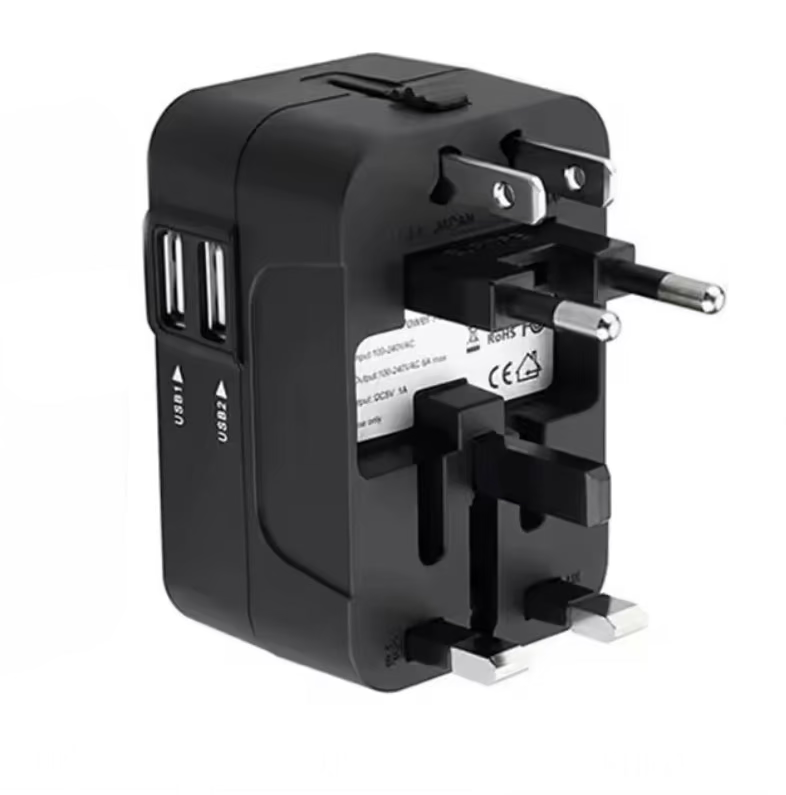 Adaptateur de Voyage Universel USB et USB-C 30W